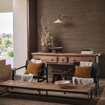 Plait Wallcovering Bark by Mark Alexander - view 3