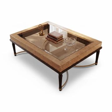 Flora rectangular coffee table • MARZORATI by Marzorati
