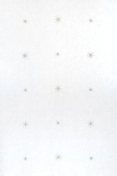 Lino Quintessential ricamo stelle grandi e piccole all over by Mastro Raphael