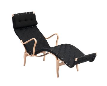 Pernilla 3-Plaited black webbing by Mathsson