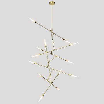 Dawn 16 Vertical | Chandelier Lighting | Matthew McCormick Studio — Matthew McCormick Studio | Modern Lighting Design by Matthew McCormick