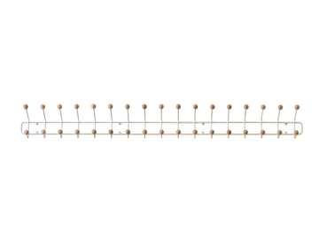 BILL HORIZONTAL XL - Wall-mounted painted metal coat rack by Maze - view 2