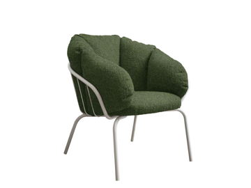 SAME EASY - Fabric easy chair with removable cover by Maze - view 3
