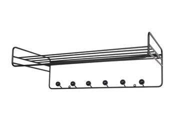 BILL HAT RACK - Wall-mounted painted metal coat rack by Maze - view 2
