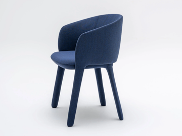 GRACE GRP6 - Upholstered fabric chair with armrests by Mdd - view 3