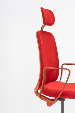 HI DRIVE - Swivel fabric office chair with headrest by Mdd - view 3