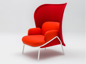 MESH - High-back wingchair by Mdd - view 2