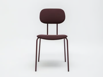 NEW SCHOOL - Fabric chair with integrated cushion by Mdd - view 2