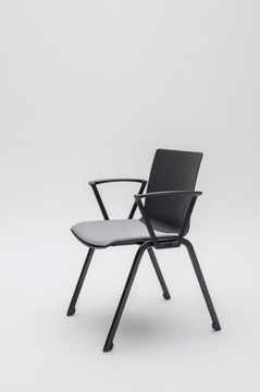 SHILA - Plastic reception chair with integrated cushion by Mdd - view 3