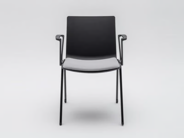 SHILA - Plastic reception chair with integrated cushion by Mdd - view 2