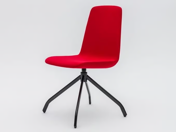 ULTI UKP7 - Swivel trestle-based fabric chair by Mdd - view 3