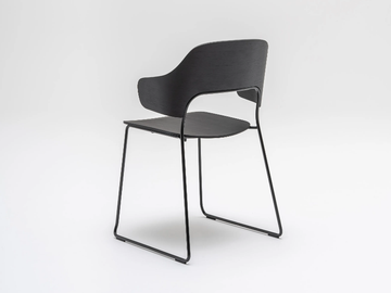 AFI - Stackable sled base chair with armrests by Mdd - view 3