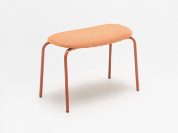 NEW SCHOOL - Upholstered fabric footstool by Mdd - view 2