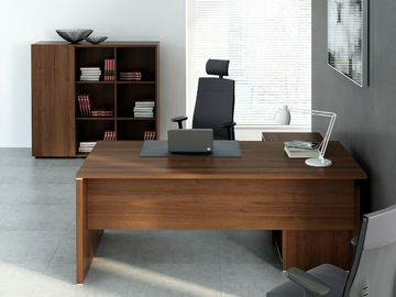 QUANDO - L-shaped melamine-faced chipboard office desk by Mdd - view 3