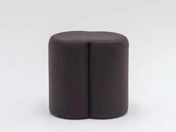 MIX - Upholstered modular oval fabric pouf by Mdd - view 2