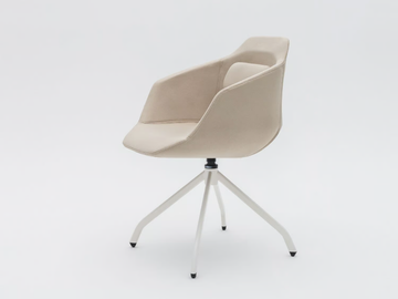 ULTRA UFP7 - Trestle-based fabric chair with armrests by Mdd - view 2