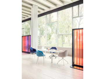 ULTRA P11KM, P11KT - Fabric chair with castors with armrests with 5-spoke base by Mdd - view 3