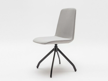 ULTI UKP7 - Swivel trestle-based fabric chair by Mdd - view 2