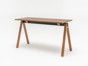 VIGA - Rectangular wooden High meeting table by Mdd - view 2