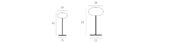 AIH - Glass and aluminium table lamp by Millelumen - view 3