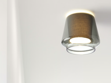 ALEVE - Blown glass ceiling lamp by Millelumen - view 2