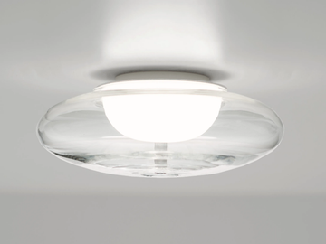 BLOO - LED glass ceiling light by Millelumen - view 2