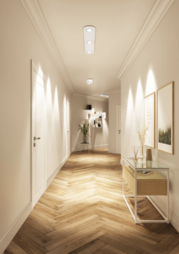 TET MULTI - LED glass and aluminium ceiling lamp by Millelumen - view 3