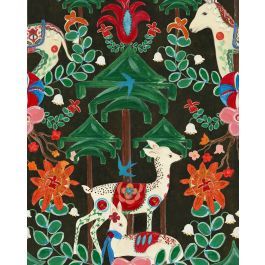 A WOODLAND TALE Anthracite Wallpaper by Mind The Gap - view 9