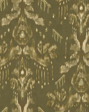 ANCESTRAL IKAT Anthracite Wallpaper by Mind The Gap - view 8