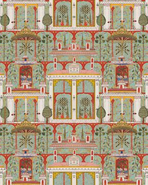 MAJORELLE GARDEN Agate Wallpaper by Mind The Gap - view 7