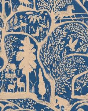 THE ENCHANTED WOODLAND Twilight Wallpaper by Mind The Gap - view 7