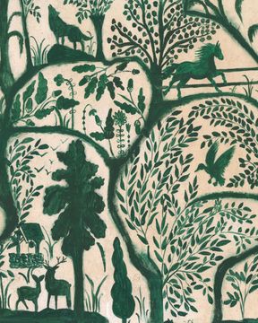 THE ENCHANTED WOODLAND Twilight Wallpaper by Mind The Gap - view 8