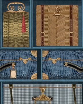 THE LUGGAGE CAR Blue Wallpaper by Mind The Gap - view 9
