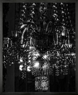 Chandelier 13 Framed Printed canvas by Mineheart