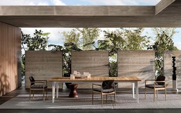 Yoko "Cord" Outdoor Dining by Minotti