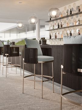 Tape "Cord" Outdoor Stool by Minotti - view 3