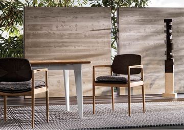 Yoko "Cord" Outdoor Dining by Minotti - view 3