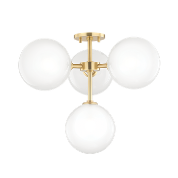 Ashleigh Semi Flush by Mitzi