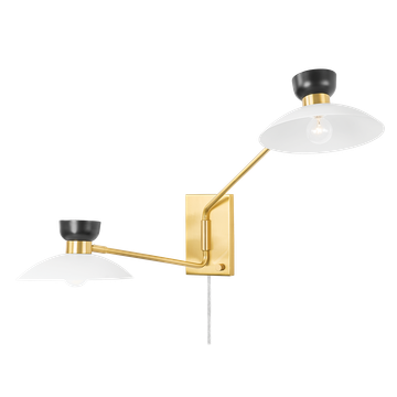 Whitley Plug-In Sconce by Mitzi