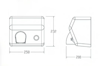BLOW - Steel Electric hand-dryer with push-button _ mo-el by Mo El - view 3