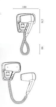 FURBÌ - Electrical hairdryer for hotels _ mo-el by Mo El - view 3