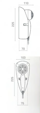 MISTRAL - Electrical hairdryer for hotels _ mo-el by Mo El - view 3