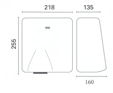 WHITE DRAGON - Automatic Electric hand-dryer _ mo-el by Mo El - view 3