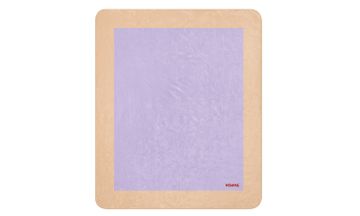 Boreal Blanket Beige/Lilac Framed by Moanne