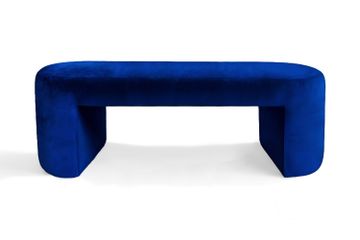 Deleite Bench Blue Velvet by Moanne