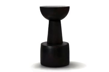 Pureza Barstool Solid Dark Wenge Wood by Moanne