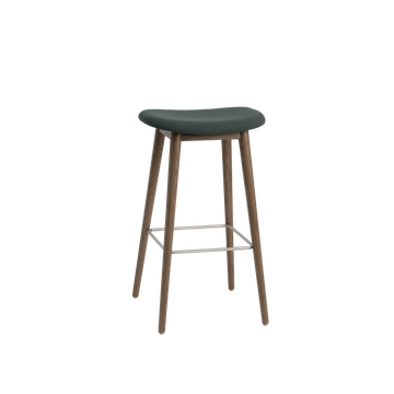 Fiber Bar Stool Wood Base - 75 cm / 29.5" by Muuto - view 2