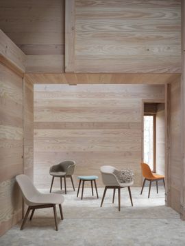 Fiber Stool Wood Base by Muuto - view 5