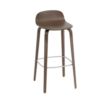 Visu Bar Stool Wood Base - 75 cm / 29.5" by Muuto - view 2