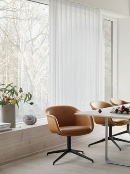 Fiber Conference Armchair Swivel Base w. Castors by Muuto - view 5